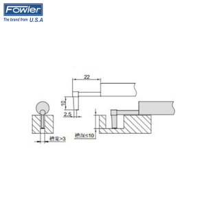 FOWLER 深沟槽测头