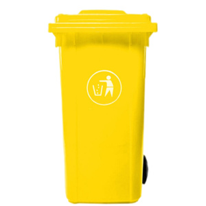 FORANT 两轮移动塑料垃圾桶 户外垃圾桶
