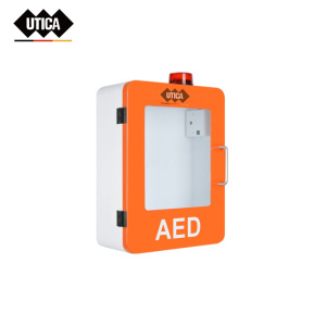 UTICA AED壁挂式外箱心脏除颤器报警箱 自动体外除颤器存储柜带报警