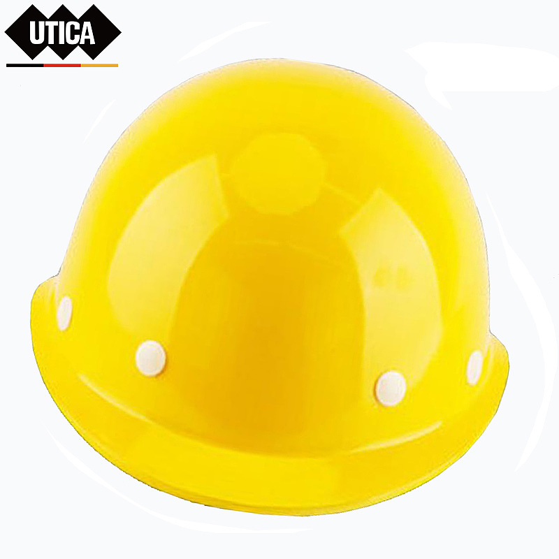 UTICA 消防PE黄色国际玻璃钢型安全帽 UT119-100-987