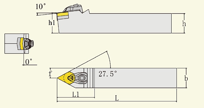 FAHRION 压板型外圆刀(D系列) PNNPP2525M1506