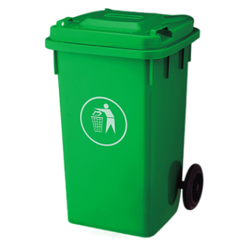 FORANT 两轮移动塑料垃圾桶 户外垃圾桶 80-8080-458