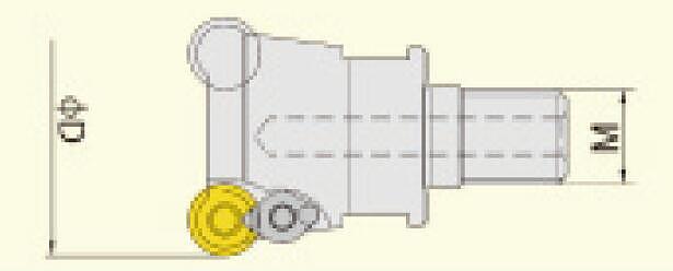 FAHRION 舍弃式铣头TAP/TRD系列 TRD6R-4T 40-M16