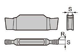 FAHRION 切断切槽刀具-小松鼠系列切断切槽刀片-精密切槽和车削刀片 ZTCDS5.8-EG