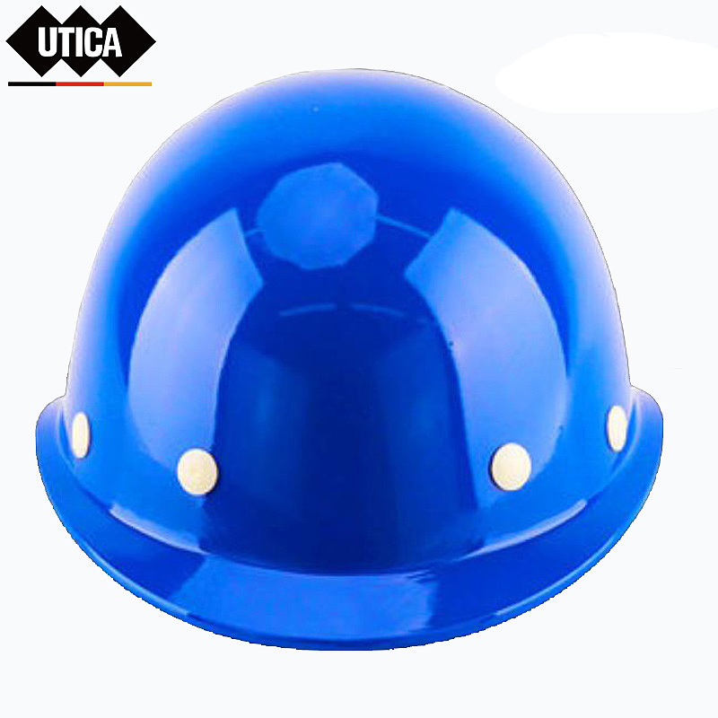 UTICA 消防PE蓝色国际玻璃钢型安全帽 UT119-100-989