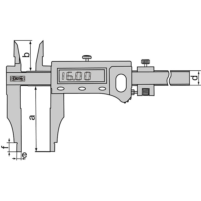KENTA 双内爪数显卡尺 KT5-231-203