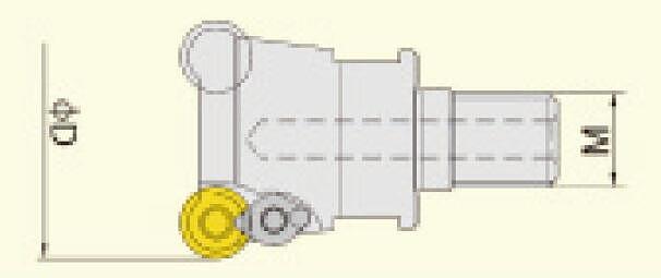 FAHRION 舍弃式铣头TAP/TRD系列 TRD5R-4T 40-M16