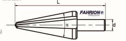 FAHRION 高速钢薄板钻(伞形钻) 776-13650A