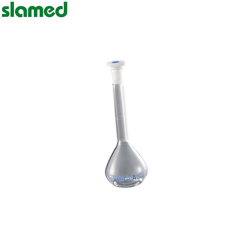 SLAMED 玻璃经济型容量瓶带PE塞(A级) 200ml Φ75×210mm SD7-113-470