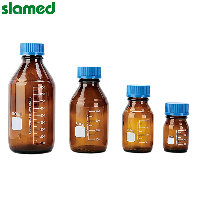 SLAMED 玻璃经济型螺口试剂瓶(棕色) 500ml φ86×181m SD7-114-676