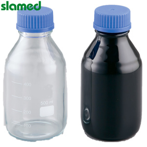 SLAMED 玻璃安全黑色旋口瓶(PVC涂层 完全遮光) 500ml