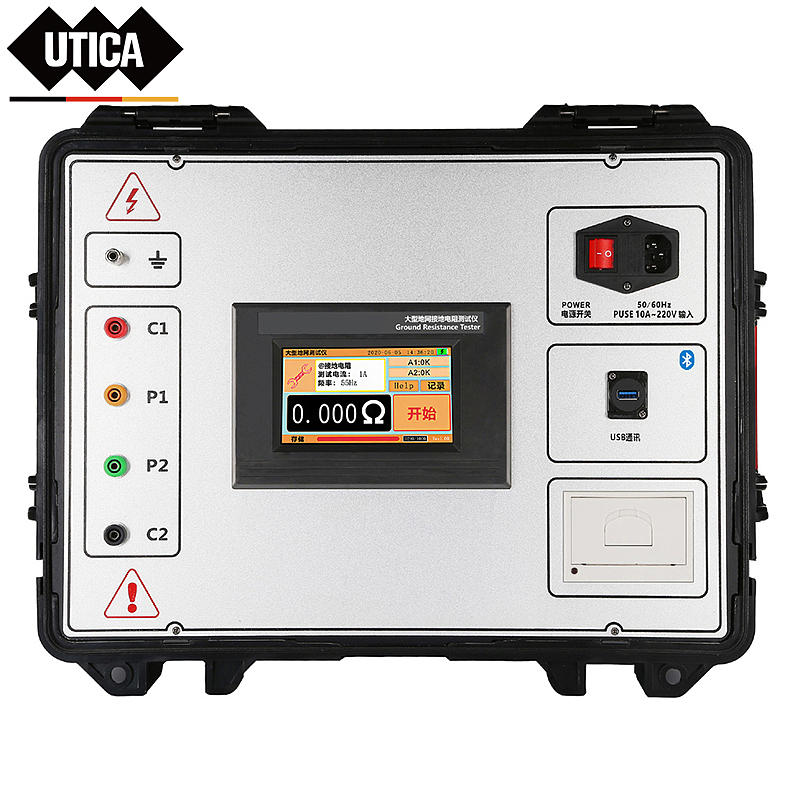 UTICA 高精度数显大型地网接地电阻测试仪 GE80-500-950