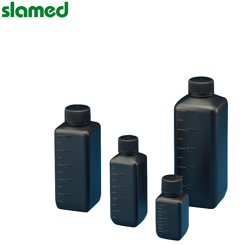 SLAMED PE制塑料遮光广口方型瓶 1000ml 刻度100ml SD7-112-944