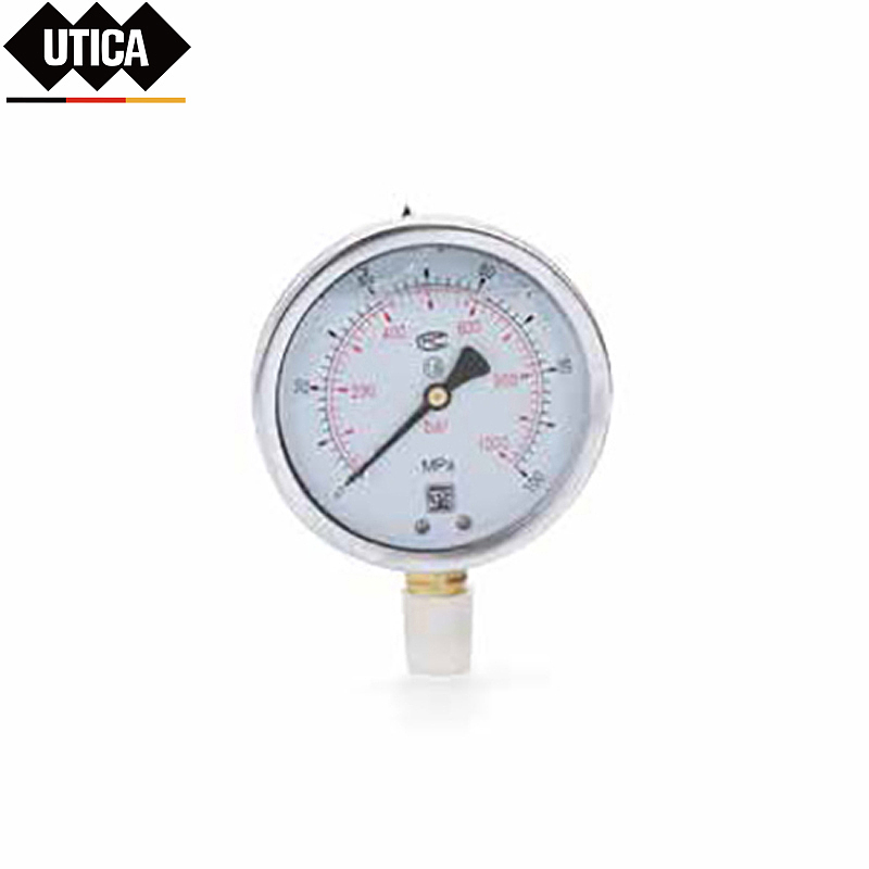 UTICA 硅冲油压力表 GE80-501-598