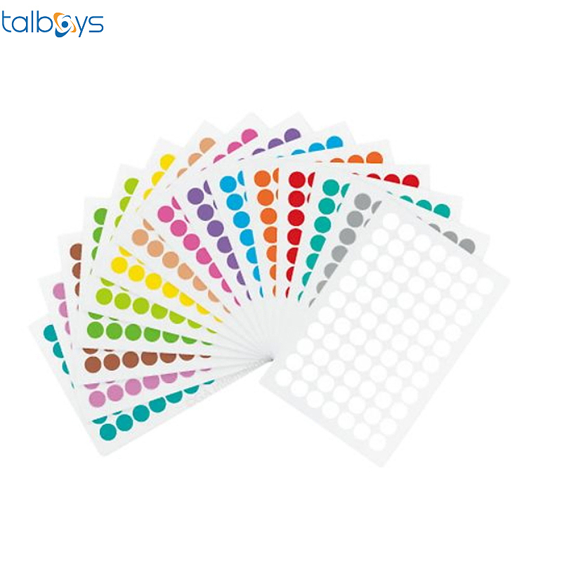 TALBOYS 彩色低温圆形标签 15种颜色 TS290748