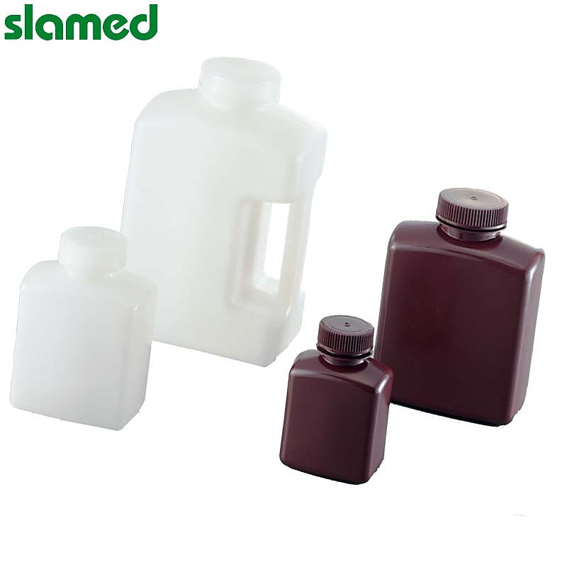 SLAMED HDPE制塑料褐色方形瓶 500ml SD7-112-952