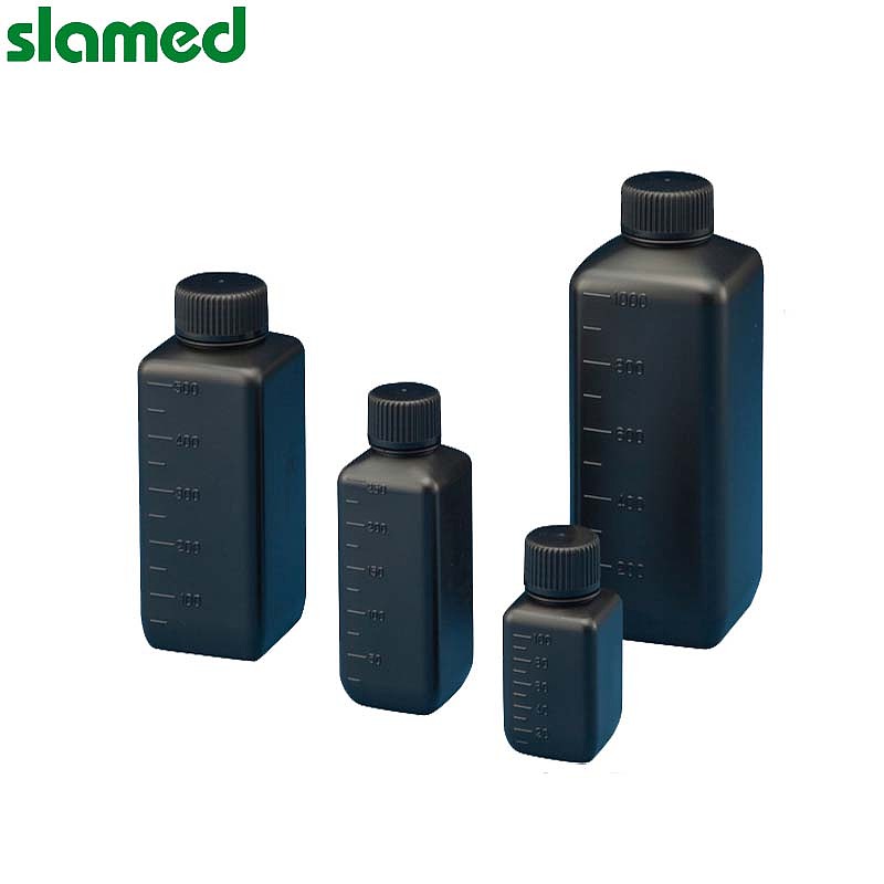 SLAMED PE制塑料遮光广口方型瓶 1000ml 刻度100ml SD7-112-944