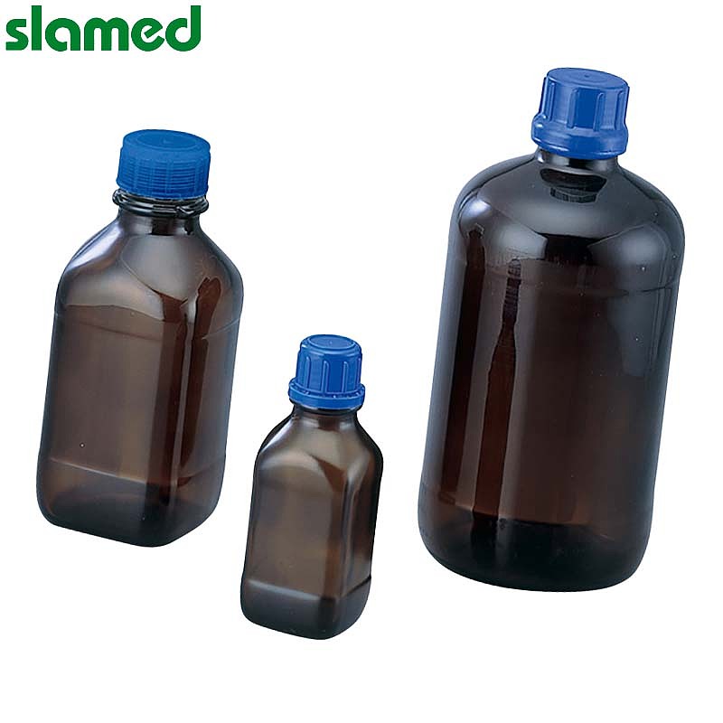 SLAMED 棕色玻璃瓶(带有防玻璃破碎分散的薄膜) 250ml SD7-110-729