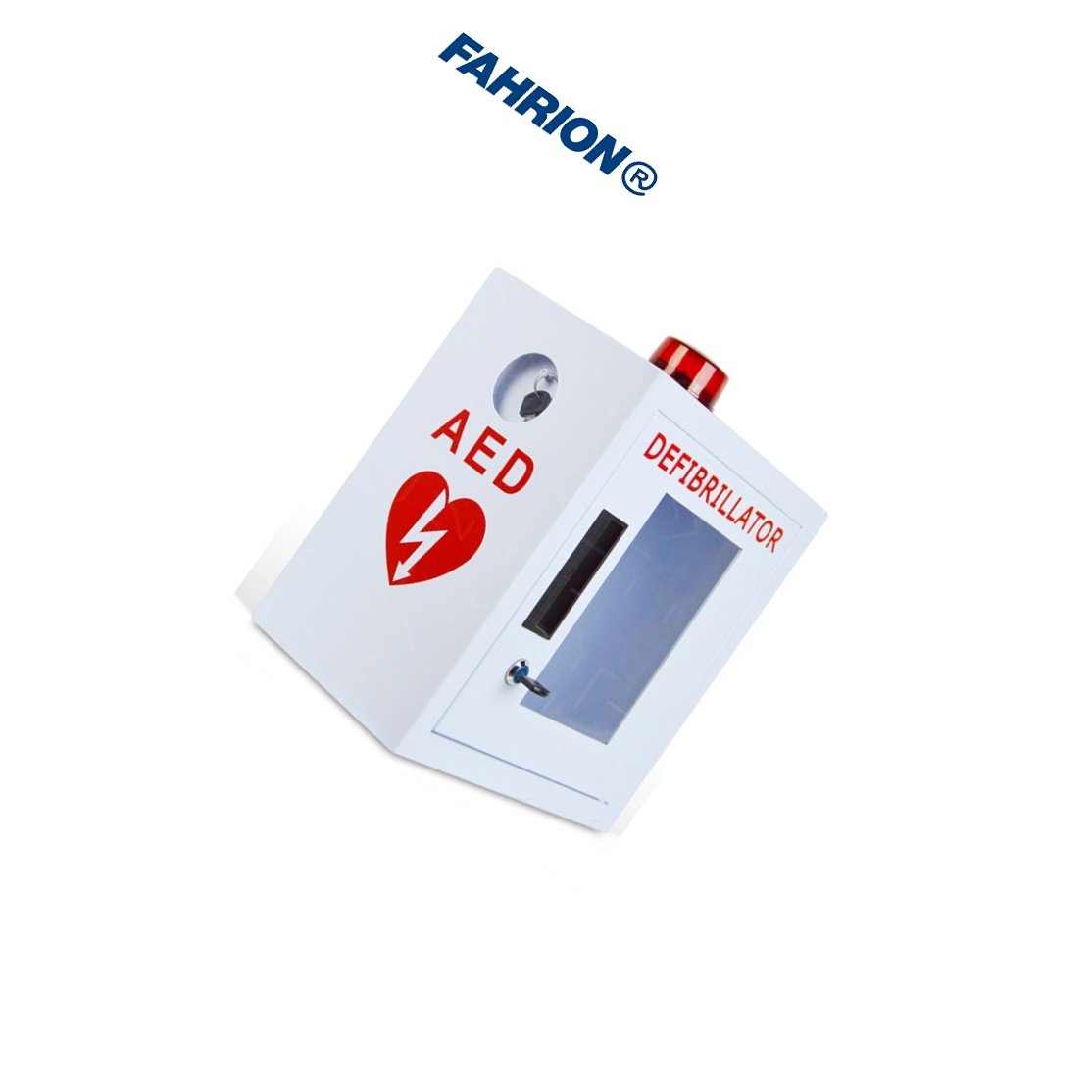 FAHRION AED壁挂式外箱心脏除颤器报警箱 自动体外除颤器存储柜带报警 GD99-900-3957