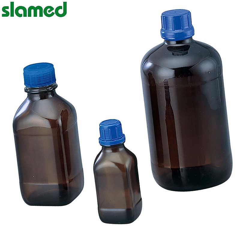 SLAMED 棕色玻璃瓶(带有防玻璃破碎分散的薄膜) 100ml SD7-110-728