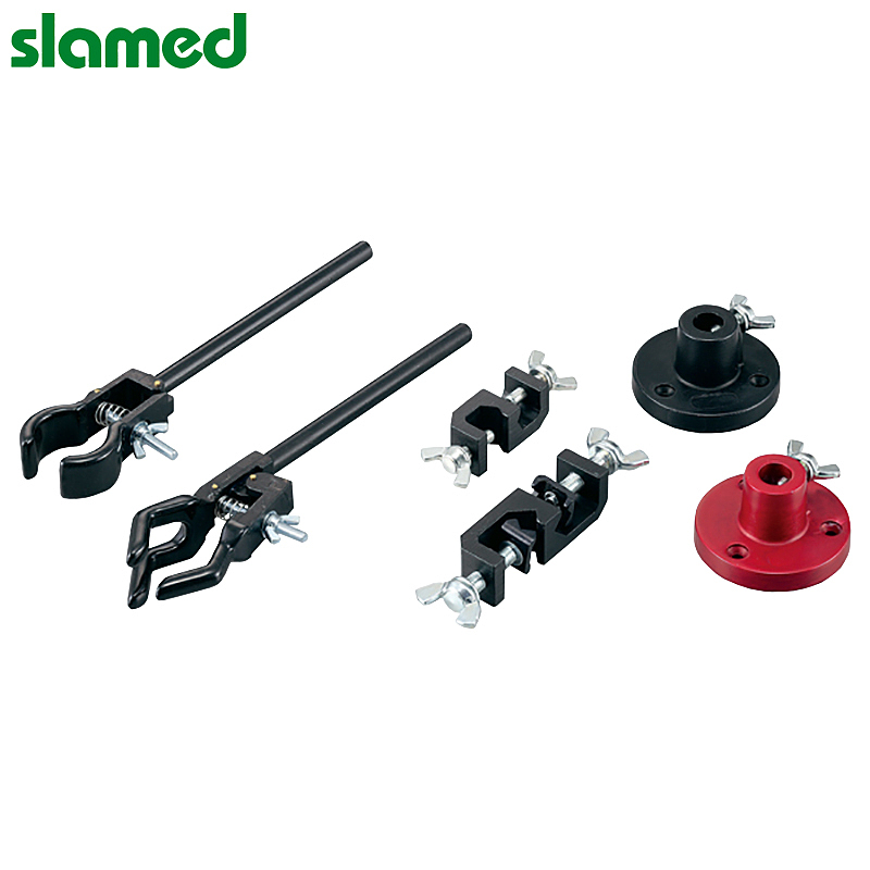 SLAMED 实验器具夹持具 方形夹钳带卡爪·黑色 SD7-104-911