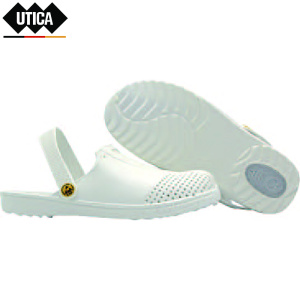 UTICA 防静电橡塑凉鞋 白色