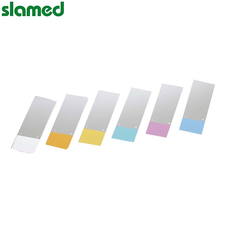 SLAMED 经济型载玻片(钠钙玻璃) 边缘抛光·彩色磨口-白色 SD7-113-828