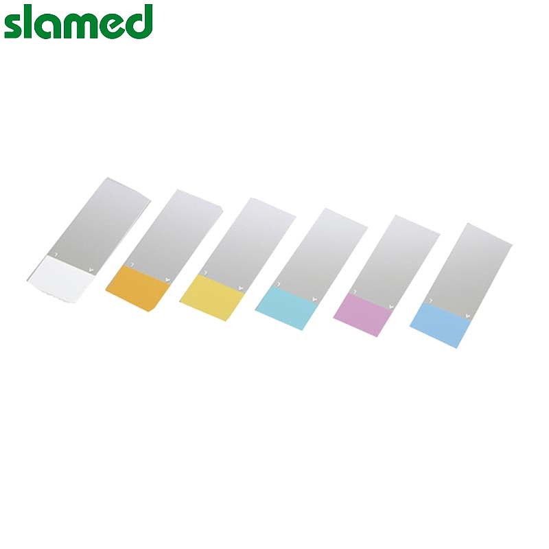 SLAMED 经济型载玻片(钠钙玻璃) 边缘抛光·彩色磨口-蓝色 SD7-113-833