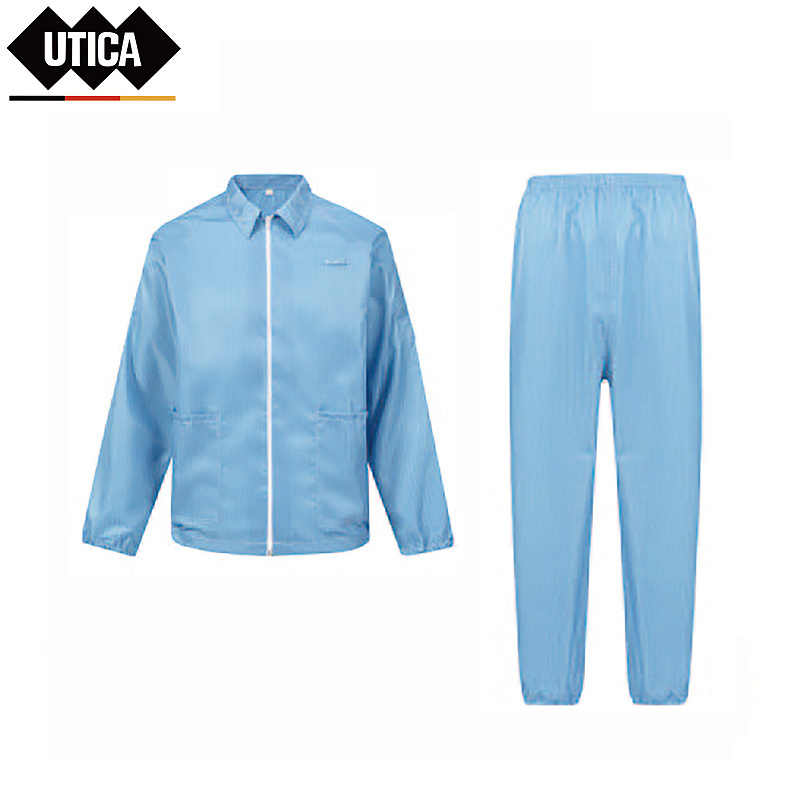 UTICA 防静电涤纶分体服 蓝色 GE80-504-117