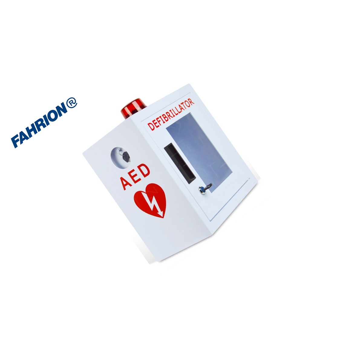 FAHRION AED壁挂式外箱心脏除颤器报警箱 自动体外除颤器存储柜带报警 GD99-900-3957