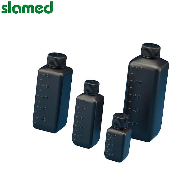 SLAMED PE制塑料遮光广口方型瓶 1000ml 刻度100ml SD7-112-944