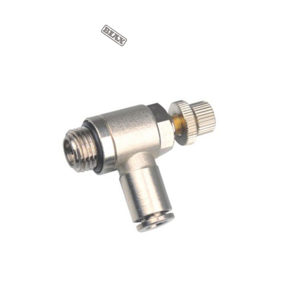 BIAX 全铜节流阀标准型-G螺纹快插气管接头/AT91-100-1159 MSC10-G02
