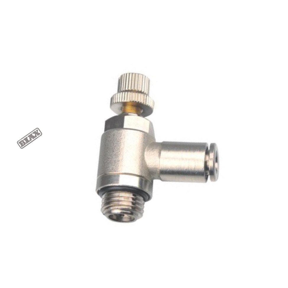 BIAX 全铜节流阀标准型-G螺纹快插气管接头/AT91-100-1156 MSC08-G03