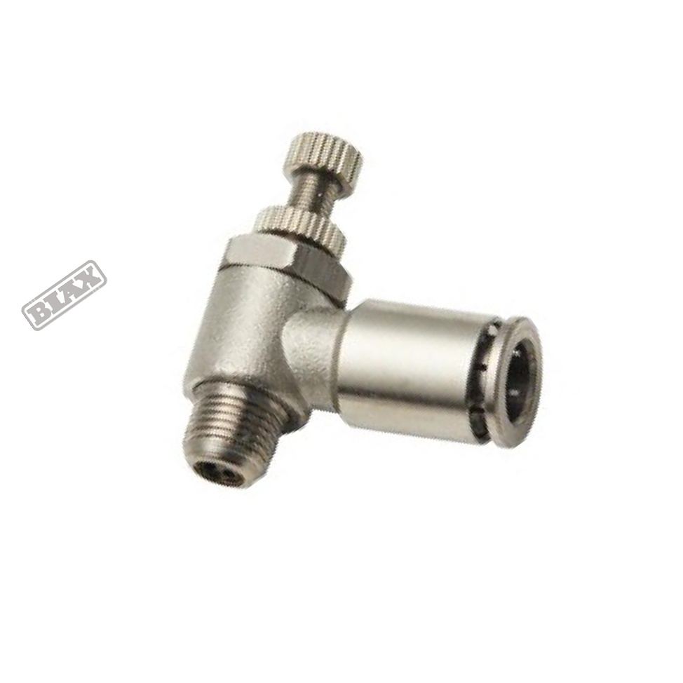BIAX 全铜节流阀标准型快插气管接头/AT91-100-1142 MSC08-02