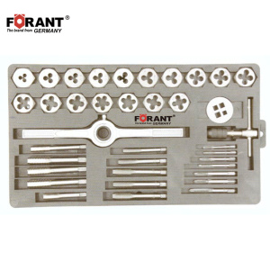FORANT 37件英制丝锥六角板牙组套4-40,1/2-13