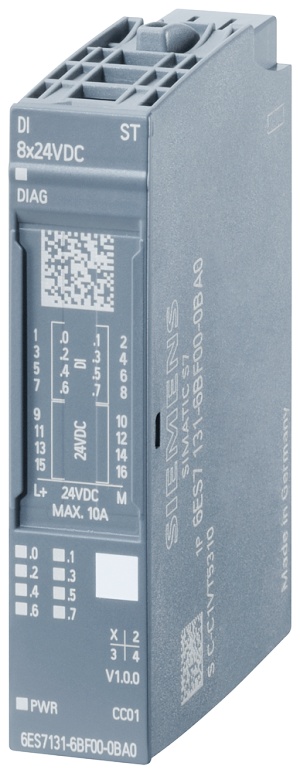 SIEMENS SIMATIC ET 200SP DI 8x24 VDC HF PU 1