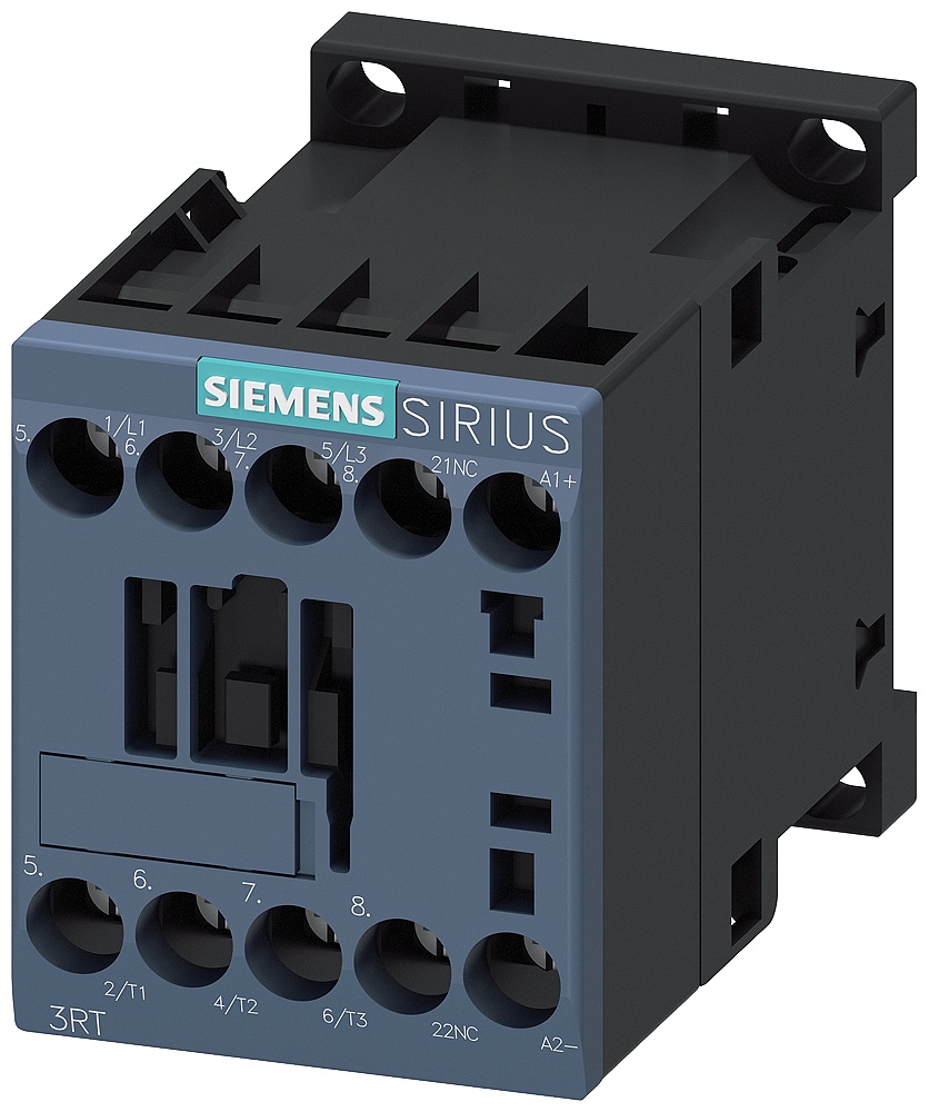 SIEMENS 接触器 DC 24 V AC3 4 kW 400 V 辅助触点：1 个常闭触点， 3 极，规格 S0 3RT6016-1BB42