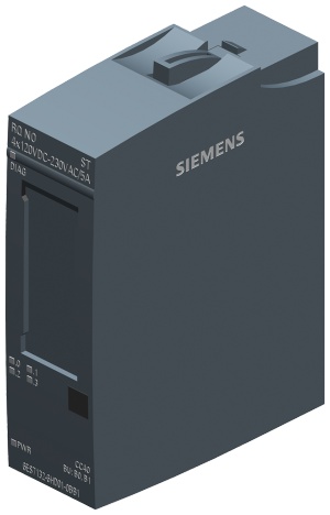 SIEMENS SIMATIC ET 200SP, 继电器模块, RQ NO 4x 120V DC..230VAC/