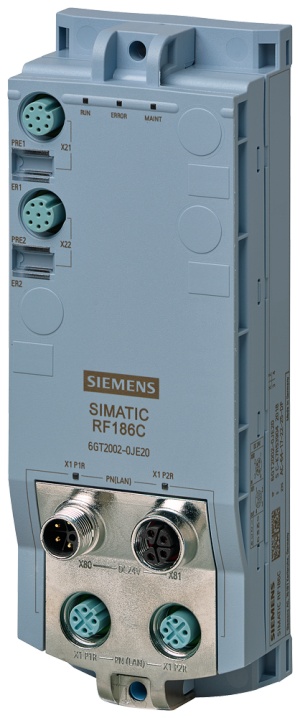SIEMENS RFID 通信模块 RF186C，用于 PROFINET，以太网， EtherNet/IP，2 阅读