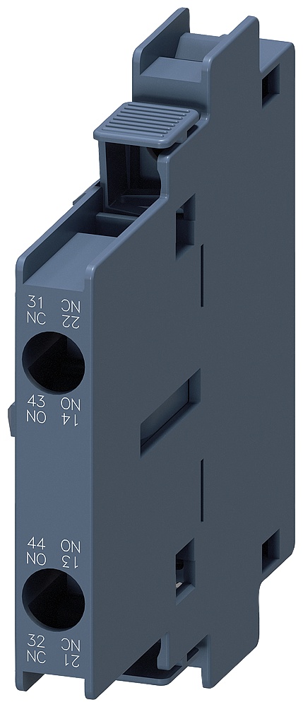 SIEMENS 辅助开关 1NO+1NC，DIN EN50012，侧面，10mm，S0-S12 适用于电机接触器 3RH19211DA11