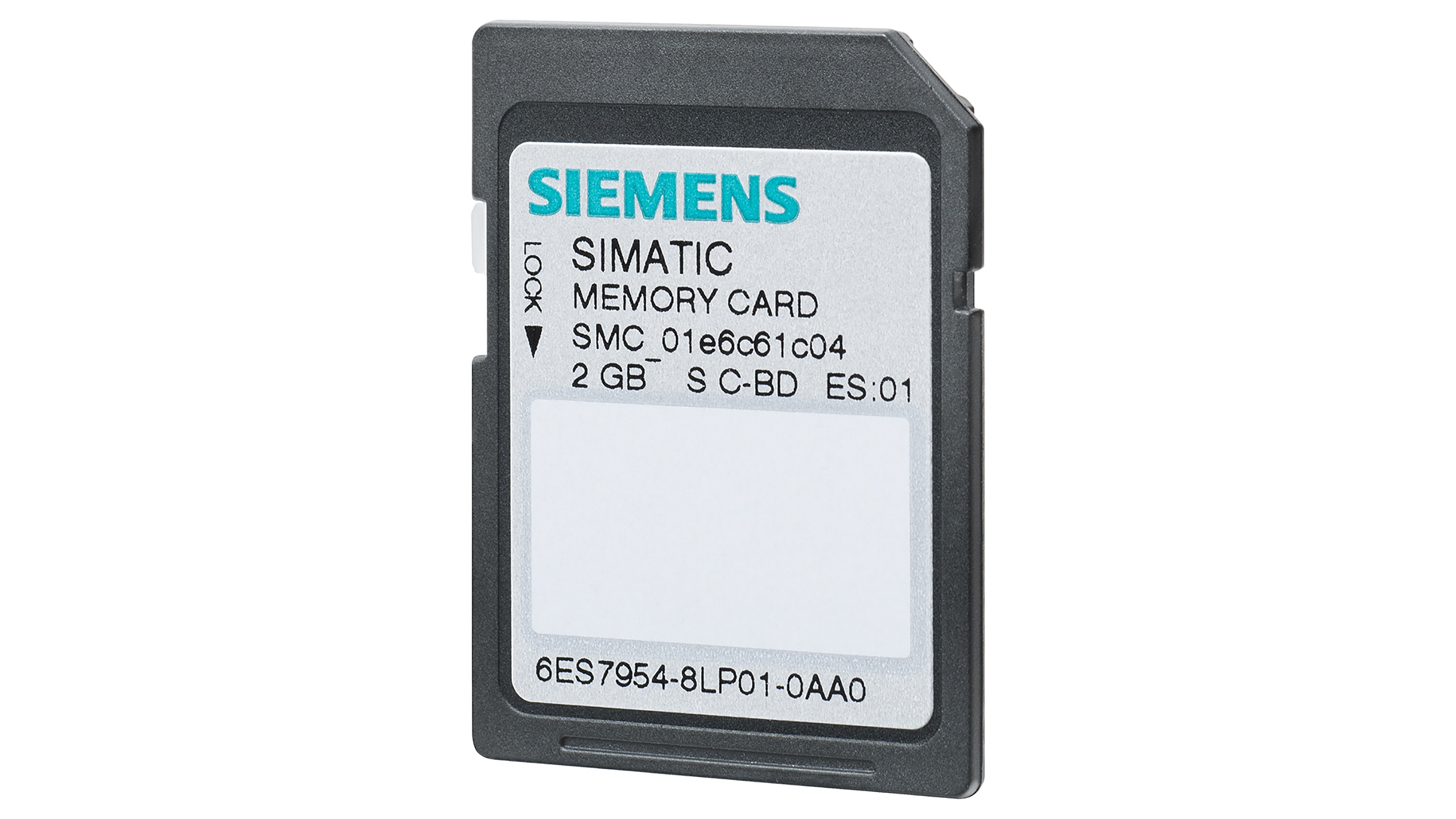 SIEMENS SIMATIC S7，存储卡 用于 S7-1x00 CPU， 3，3V Flash，256 MB 6ES7954-8LL03-0AA0