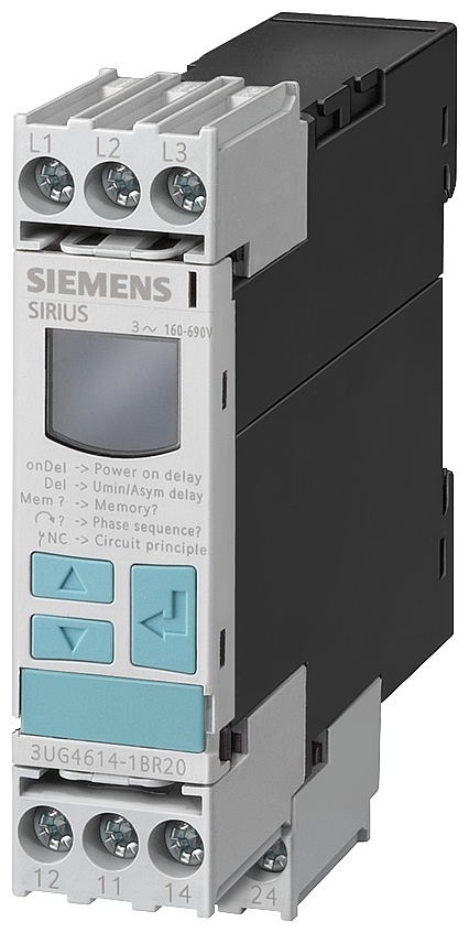 SIEMENS 数字监控继电器适用于 3 相电源 3UG4615-1CR20