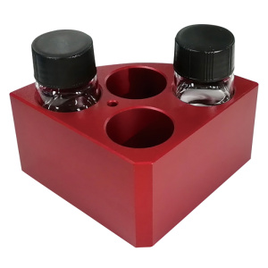SLAMED 磁力搅拌器用模块红色1/4圆
