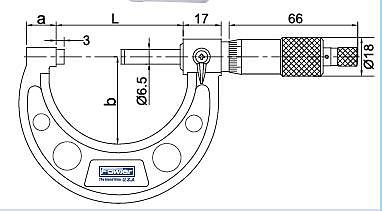 FOWLER 外径千分尺 52-323-143