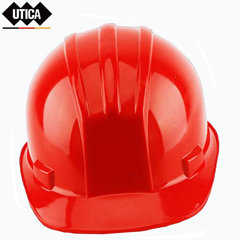 UTICA 消防PE-S红色三道筋传统型安全帽 UT119-100-983