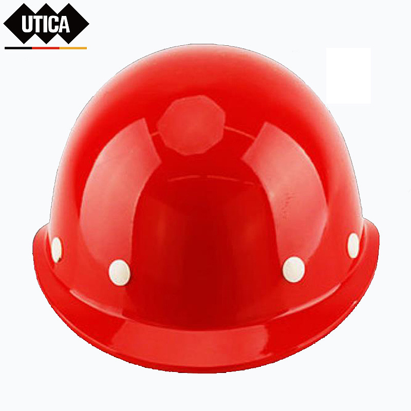 UTICA 消防PE红色国际玻璃钢型安全帽 UT119-100-984