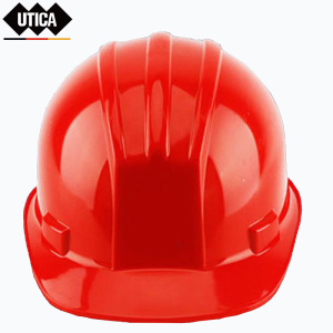 UTICA 消防PE-S红色三道筋传统型安全帽