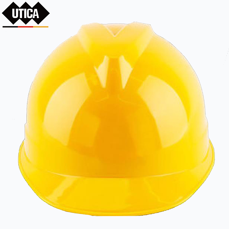 UTICA 消防PE-V字黄色传统型安全帽 UT119-100-986