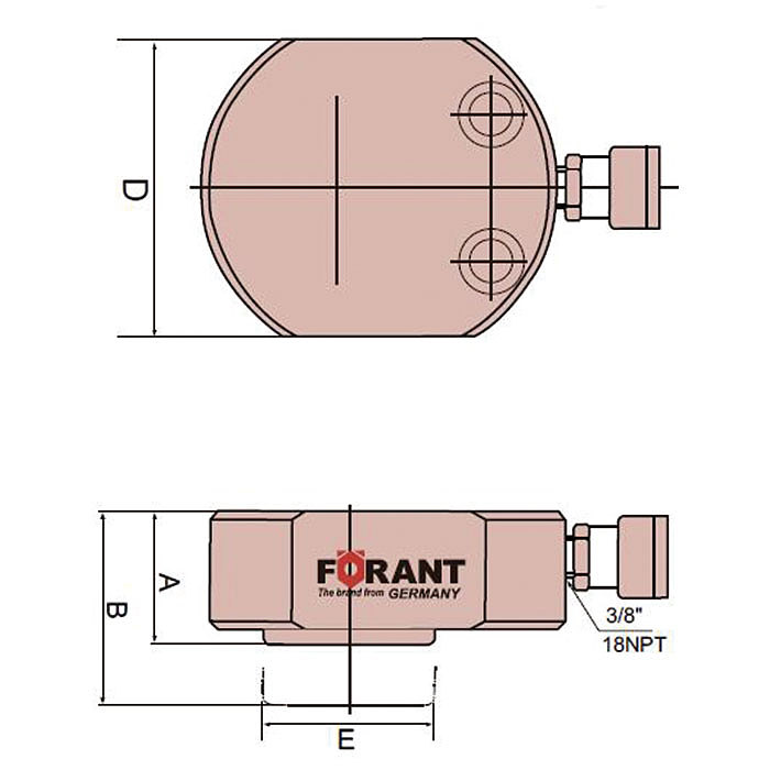 FORANT 超薄型液压千斤顶 88102024